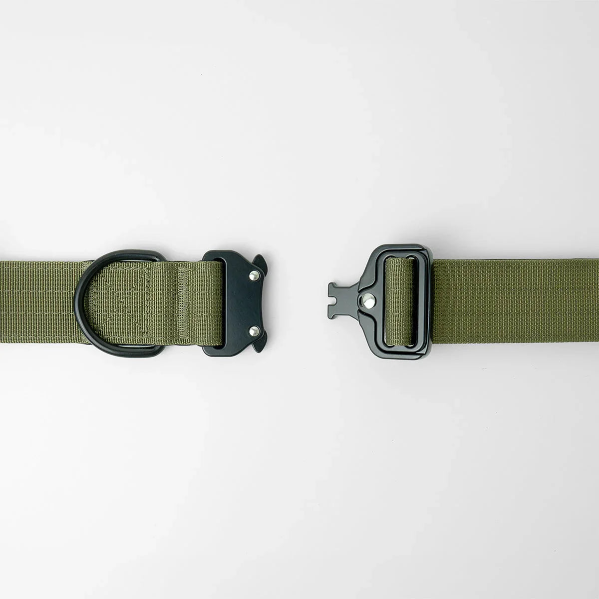tactical dog collar 1.5 inch wide colour navy green