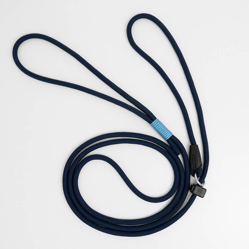 navy blue slip collar Australian made - designed to stop your dog from pulling