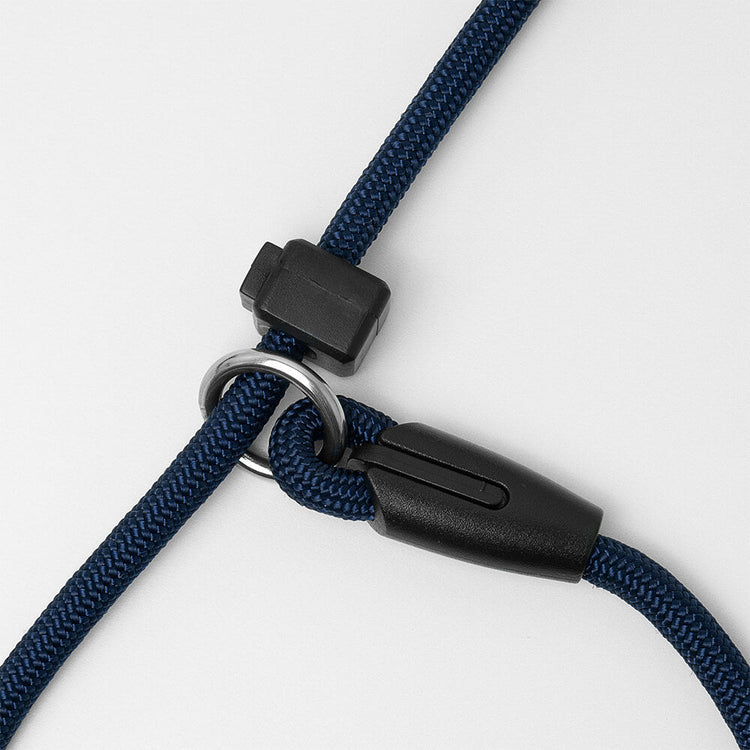 navy blue slip collar Australian made - designed to stop your dog from pulling