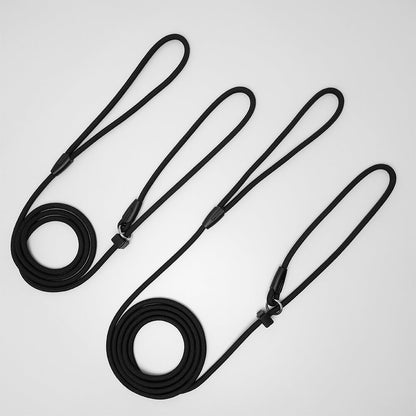 6mm Paracord slip leash with square toggle in size 140cm and 185cm on white background