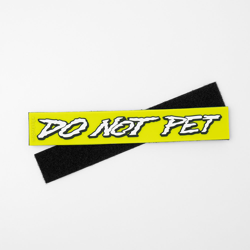 do not pet dog patch velcro