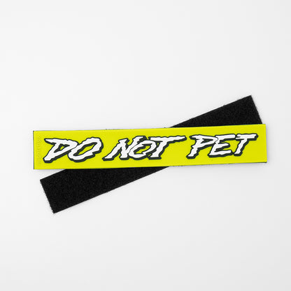 do not pet dog patch velcro