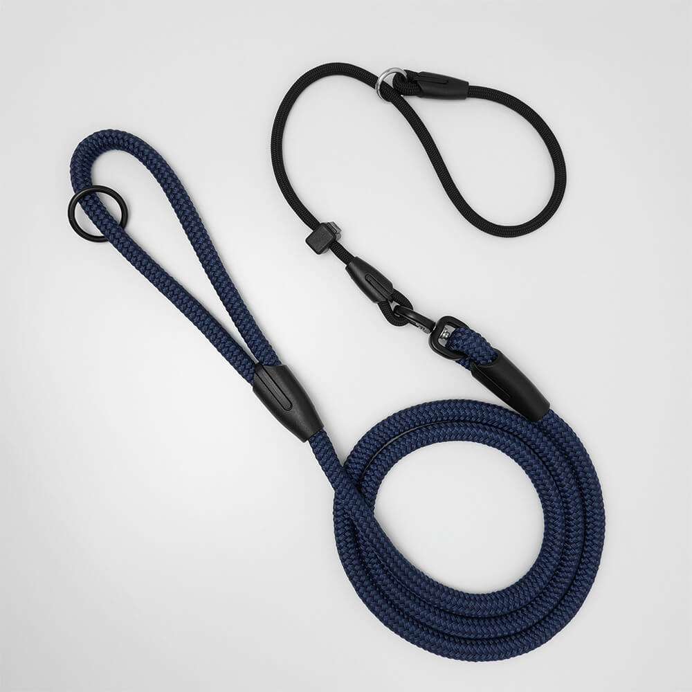 swivel slip leash with comfortable handle and high quality toggle - made from high quality rope