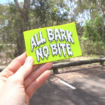 all bark no bite dog harness PVC patch