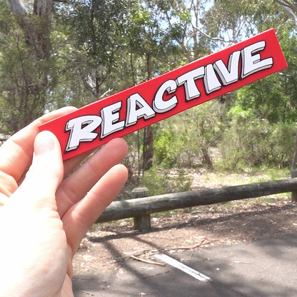 reactive dog harness patch shown in daylight