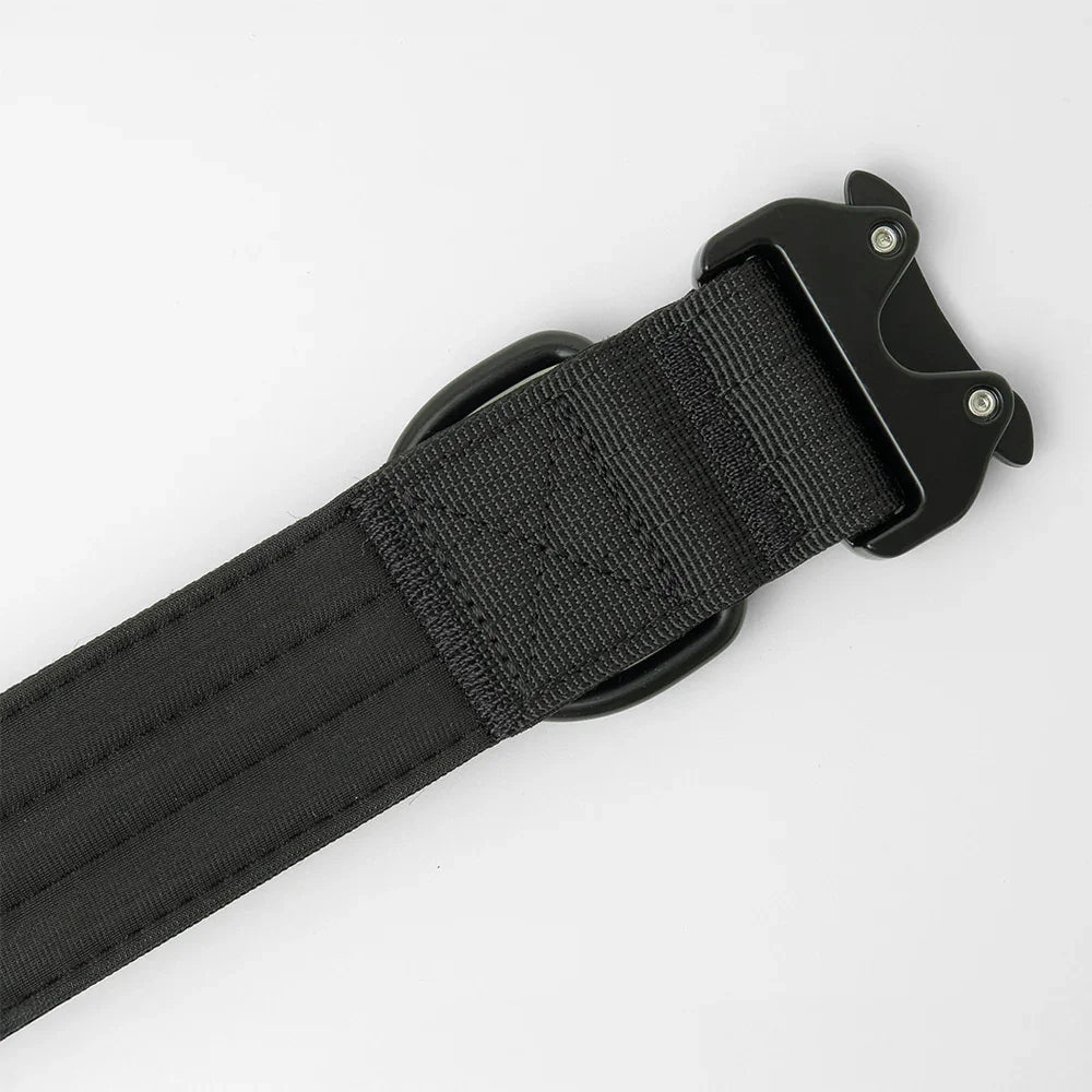 tactical 1.5 inch dog collar showing soft neoprene padding